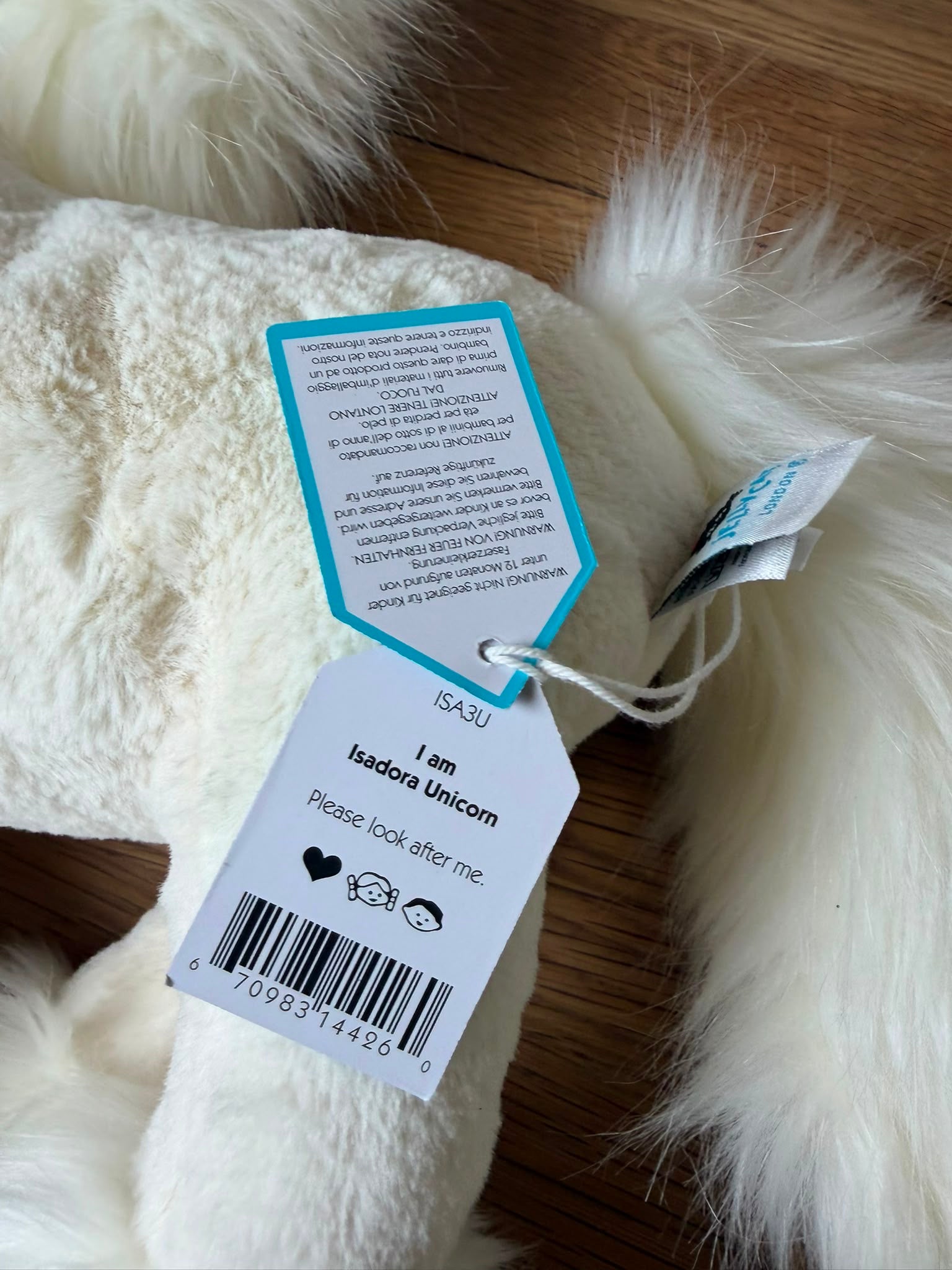 Jellycat Isadora Unicorn
