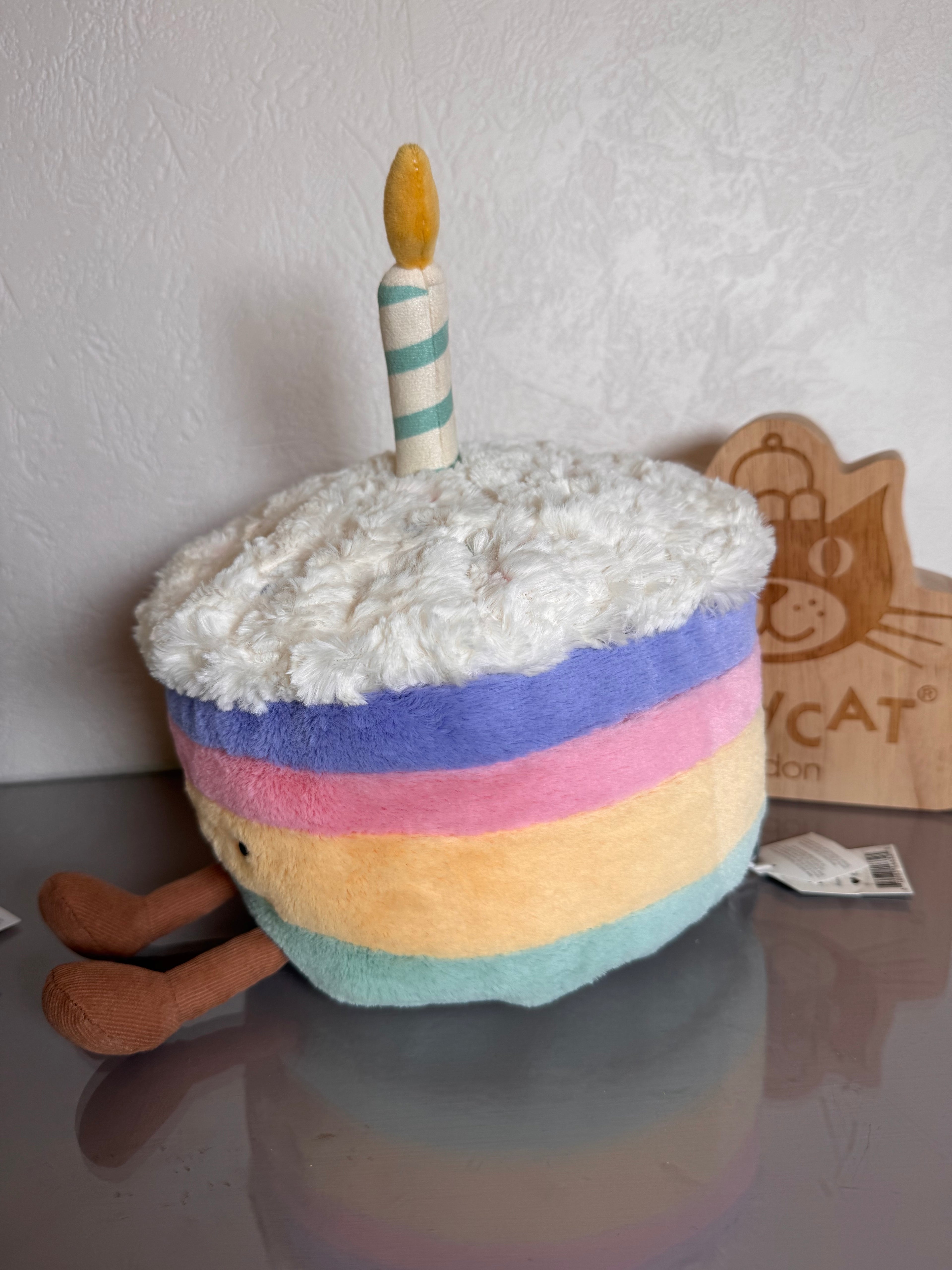 Amuseables Large Rainbow Birthday Cake