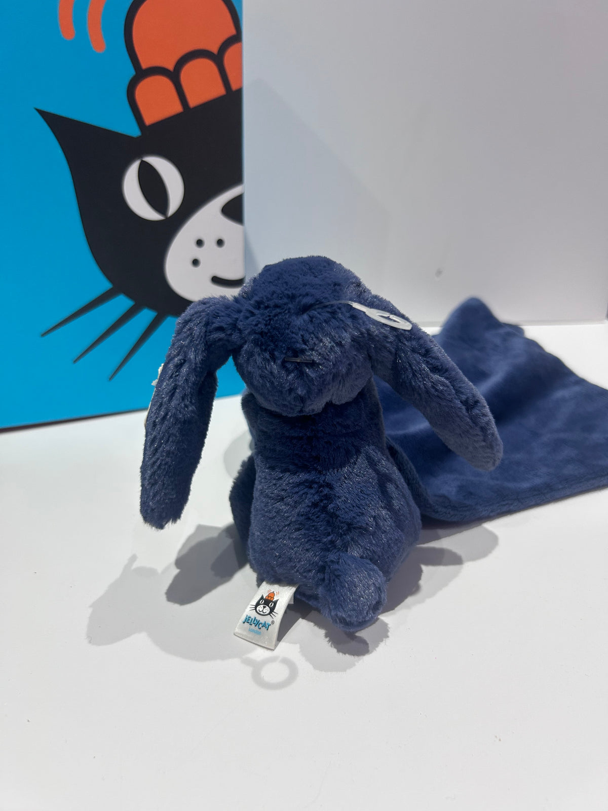 Jellycat Bashful Navy Bunny Soother