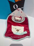 Jellycat ‘My First Christmas’ Bib and Rattle