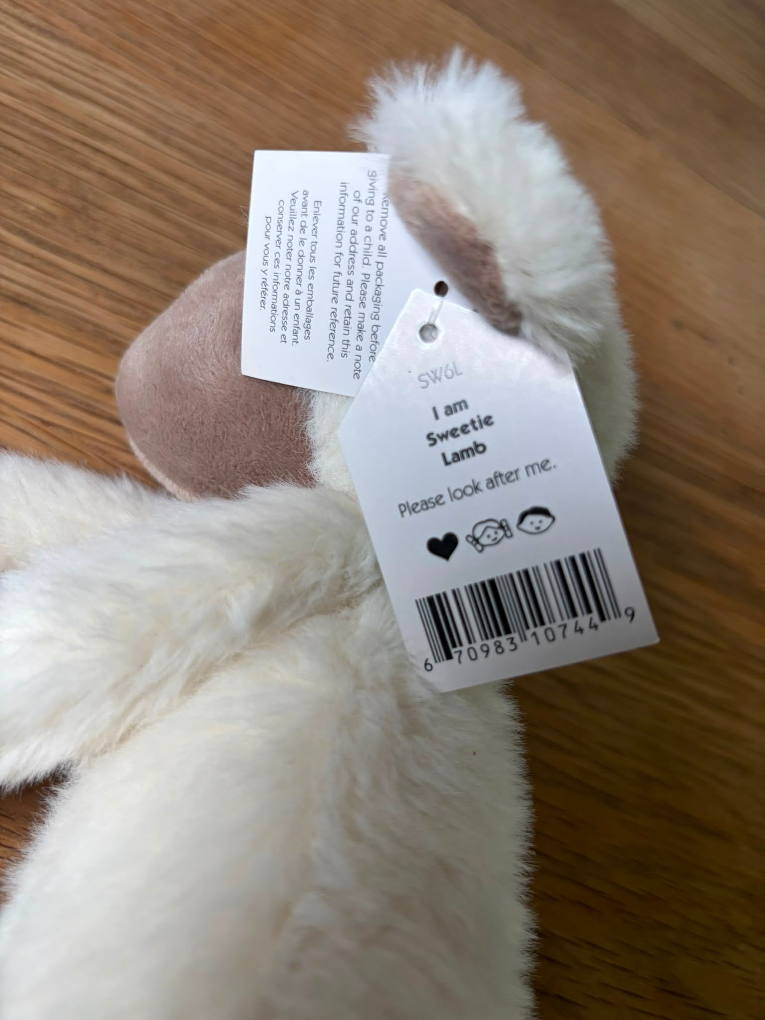 Jellycat Sweetie Lamb