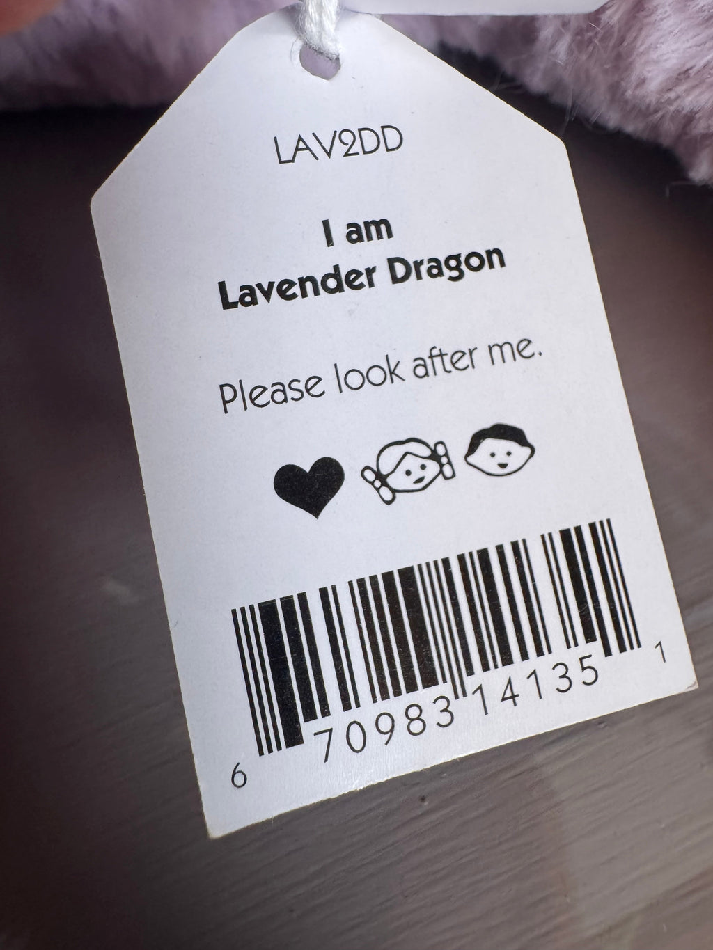 Large Lavender Dragon