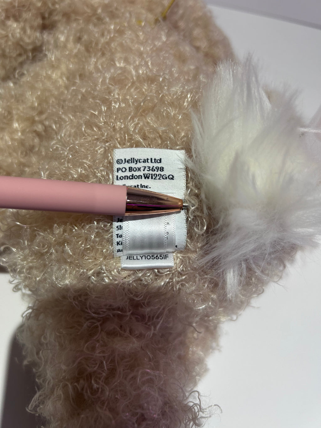 Jellycat Luxe Curly Bunny