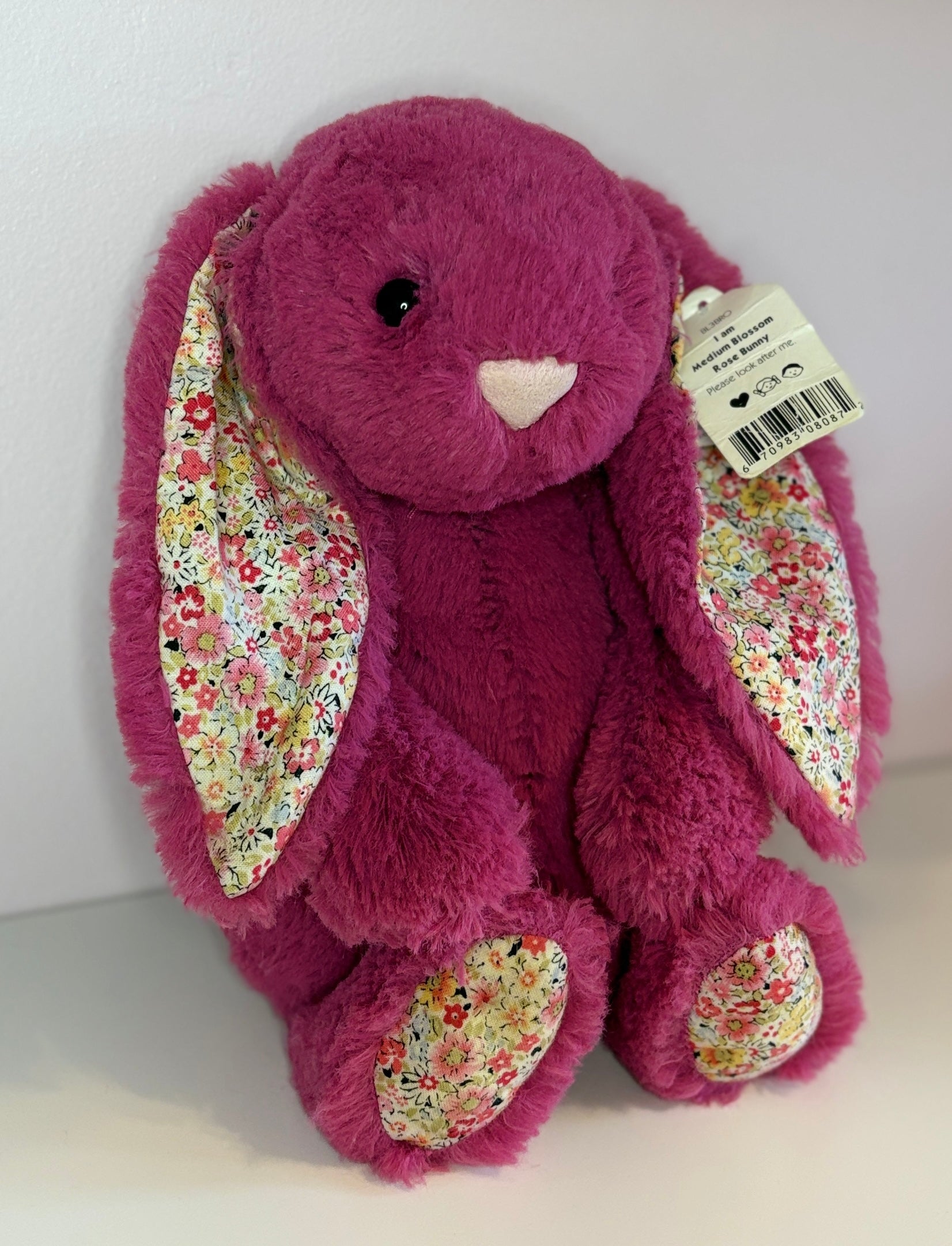 Jellycat Rose Blossom Bunny – Medium – UK Exclusive