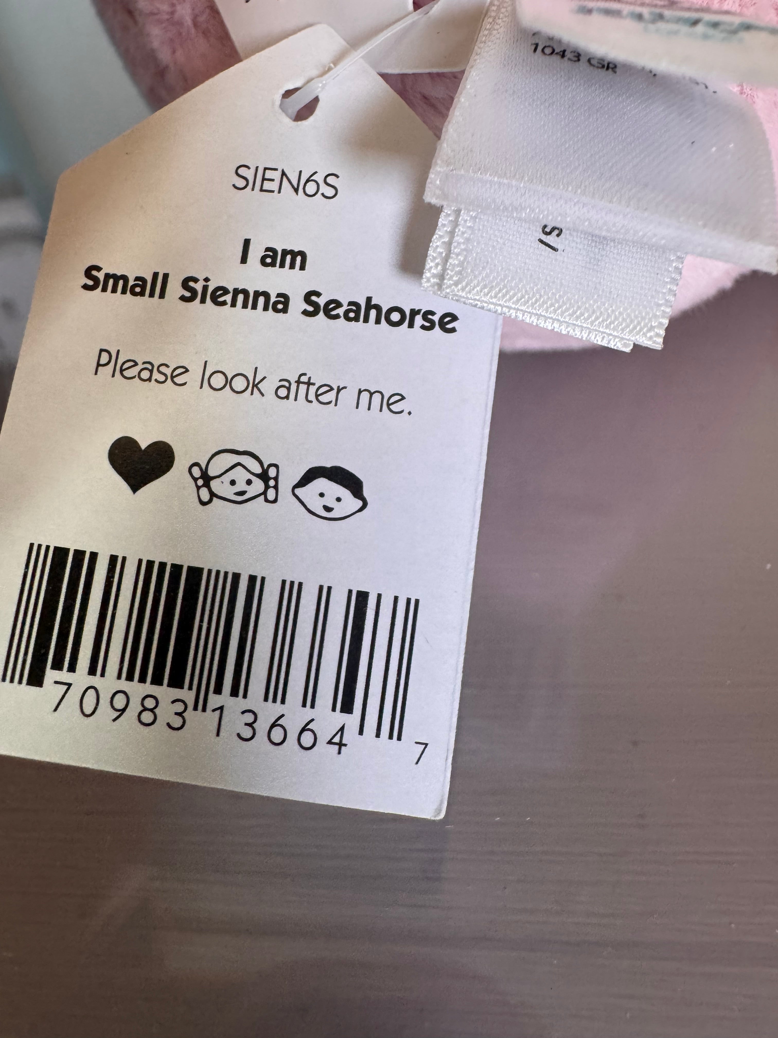 Small Sienna Seahorse