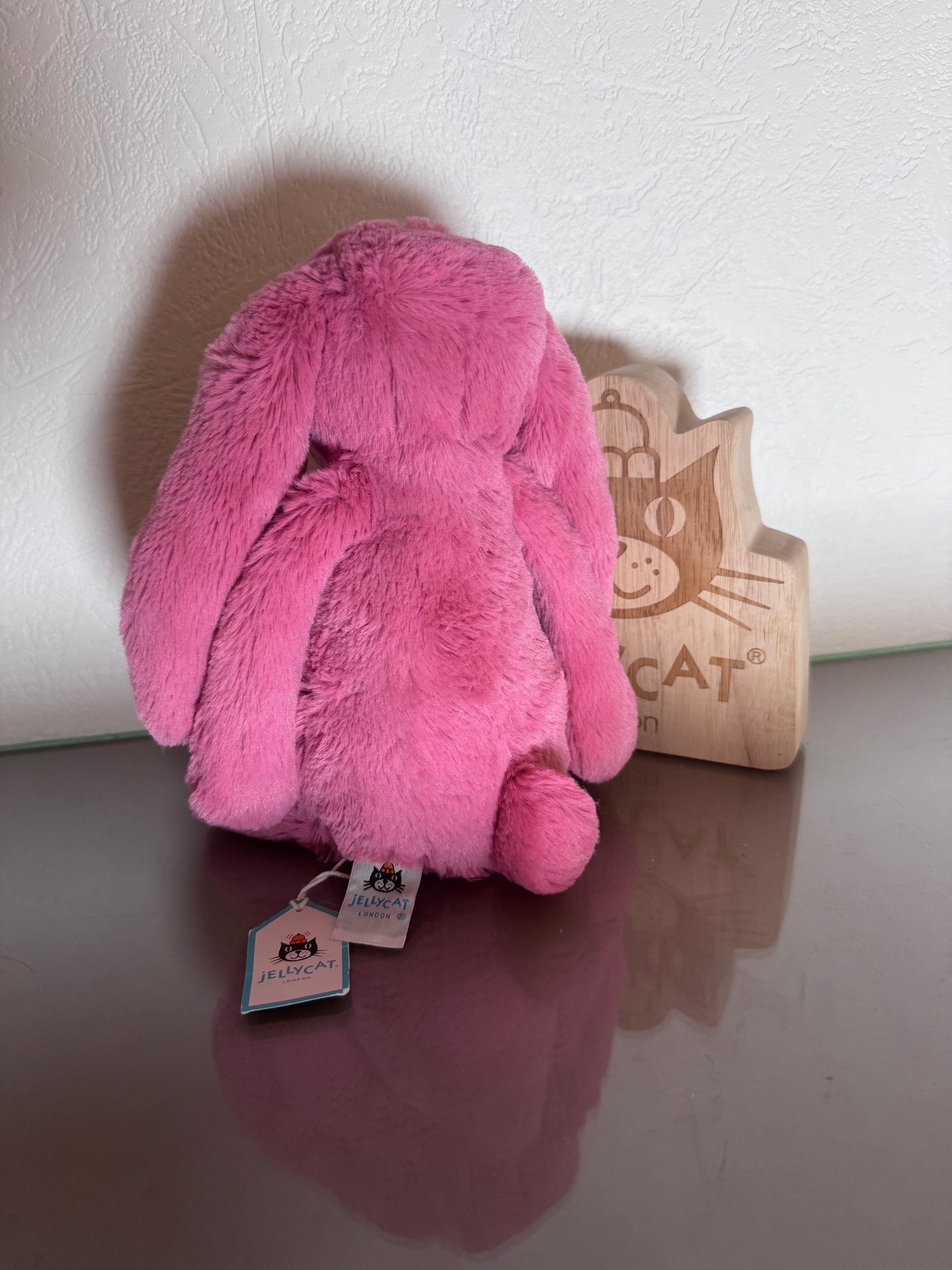 Jellycat Medium Cerise Bunny/ Tagged