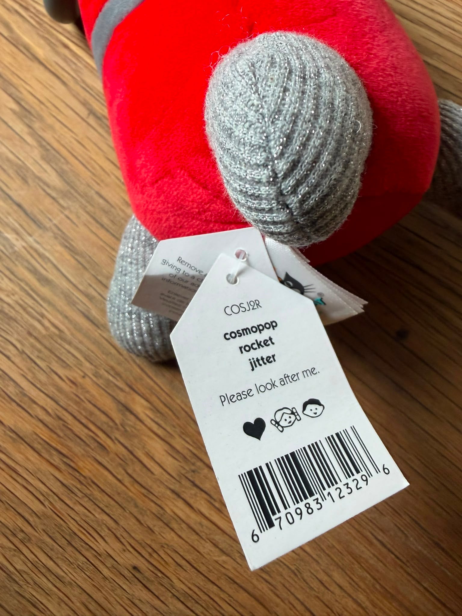Jellycat Cosmopop Rocket Baby Jitter