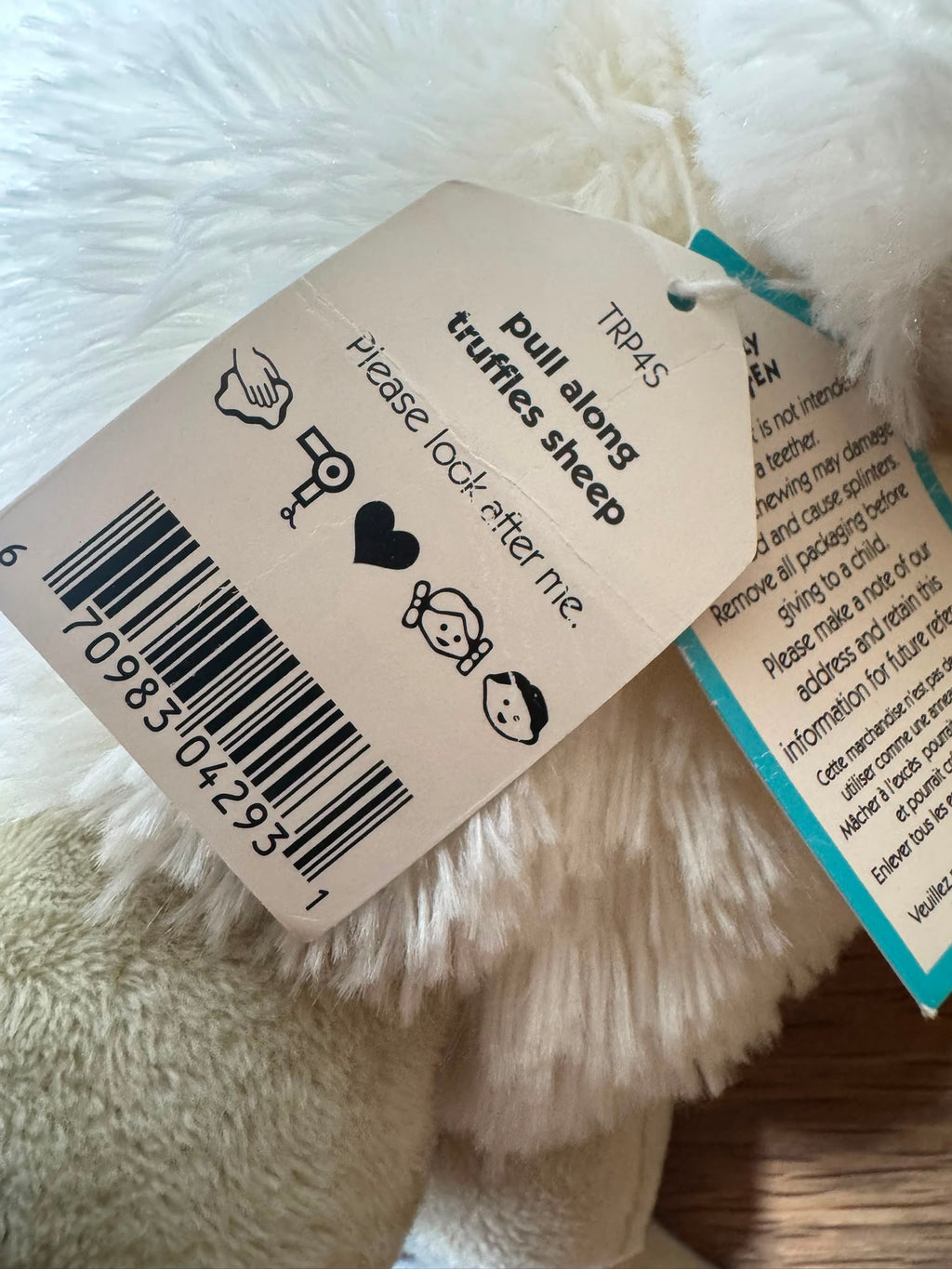 Jellycat Pull Along Truffles Sheep
