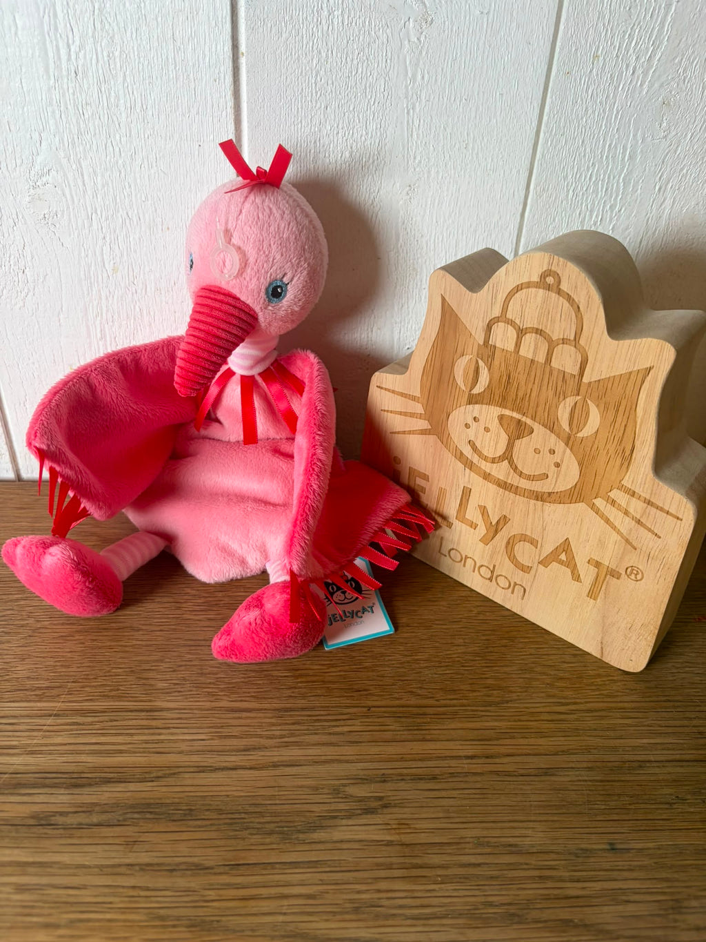 Jellycat Flapper Flamingo Soother