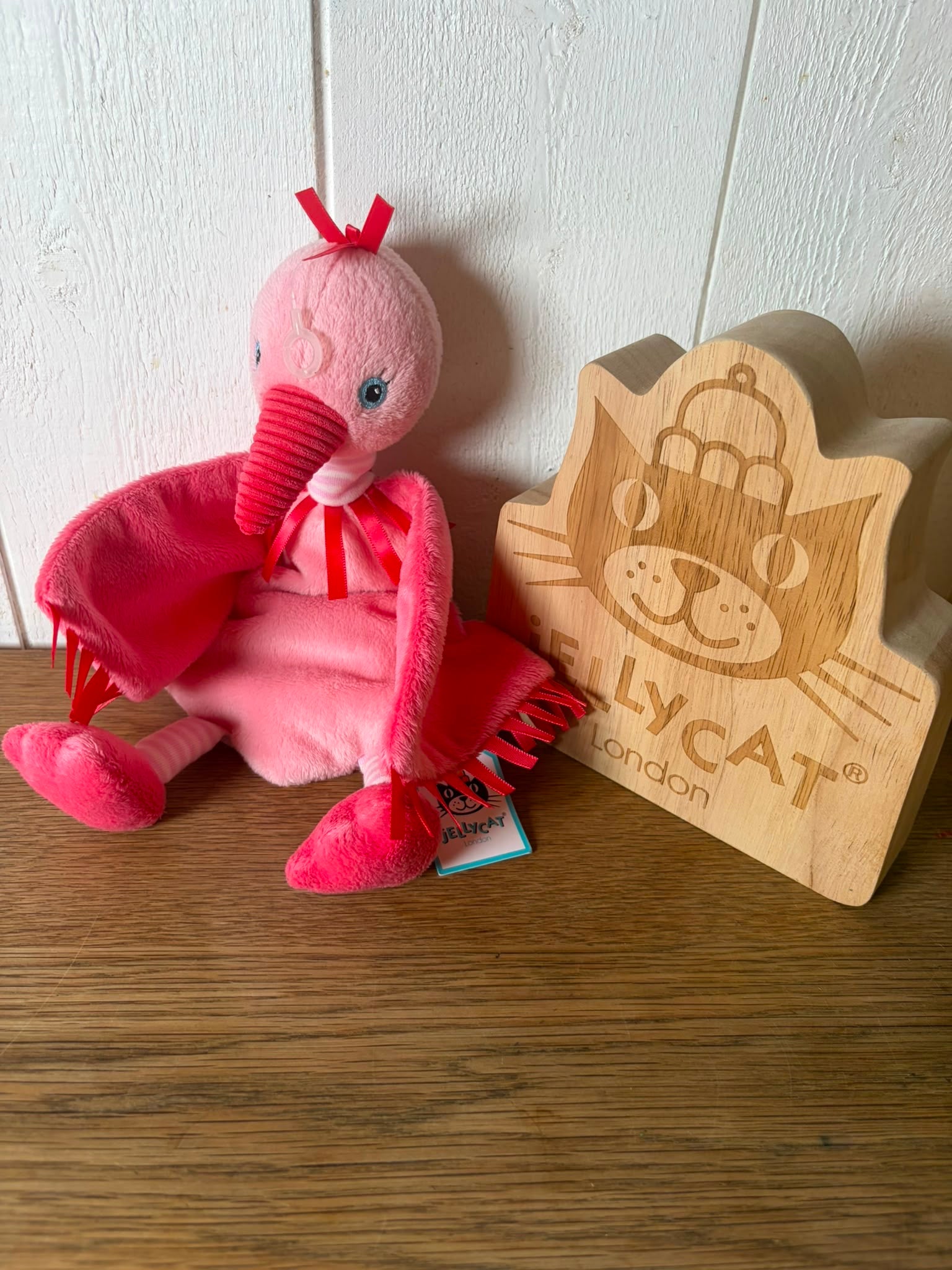 Jellycat Flapper Flamingo Soother