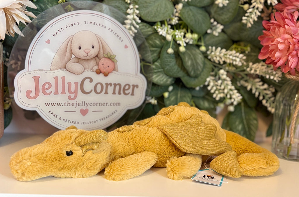 Jellycat Little Golden Dragon | NWT