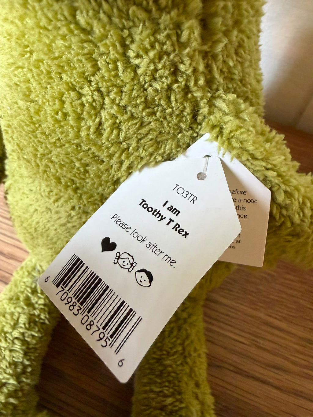 Jellycat Toothy Dinosaur