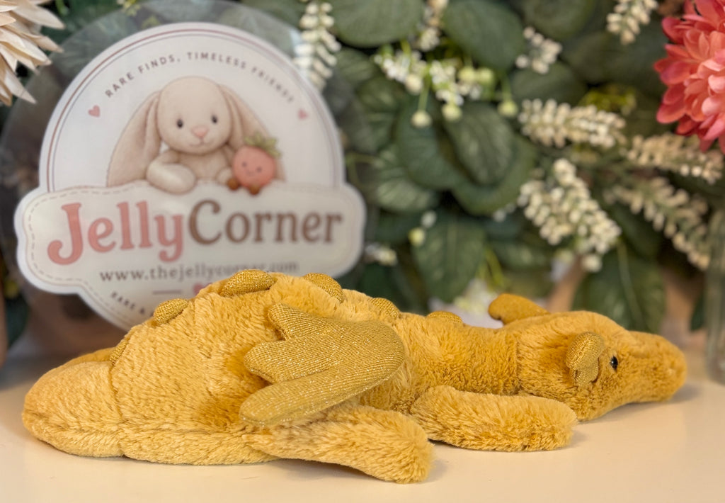 Jellycat Little Golden Dragon | NWT