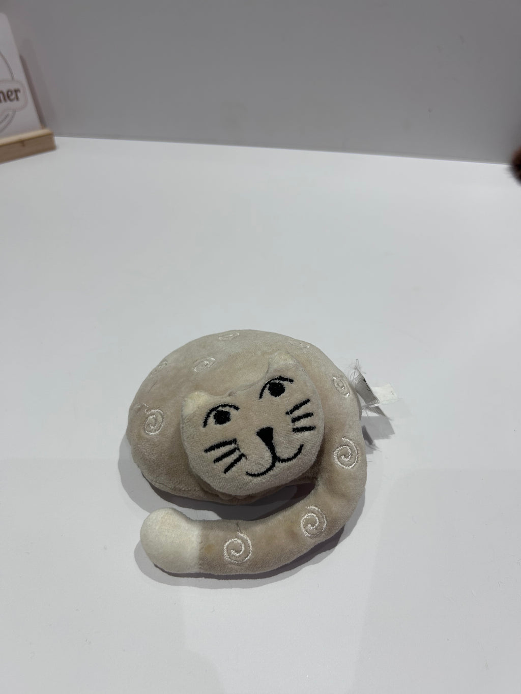 Jellycat Cat Nap Cream Swirls
