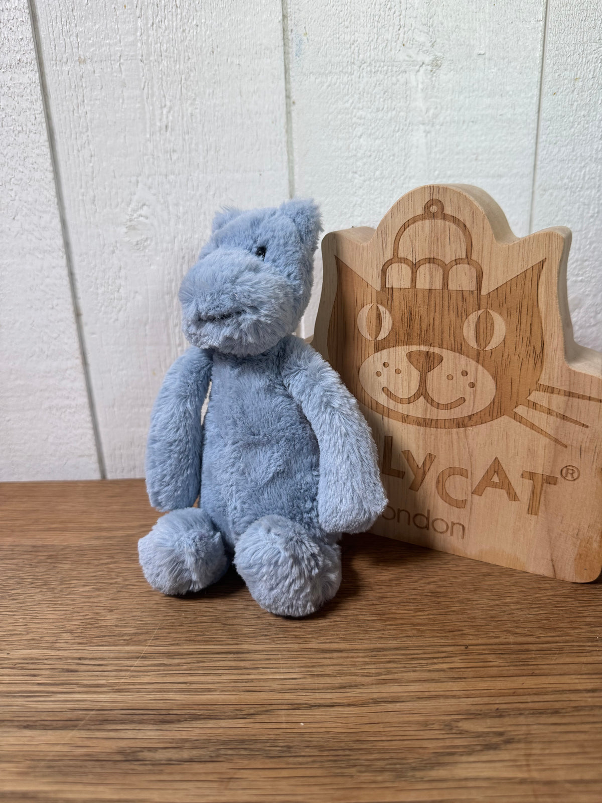 Jellycat Small Blue Bashful Hippo //VHTF