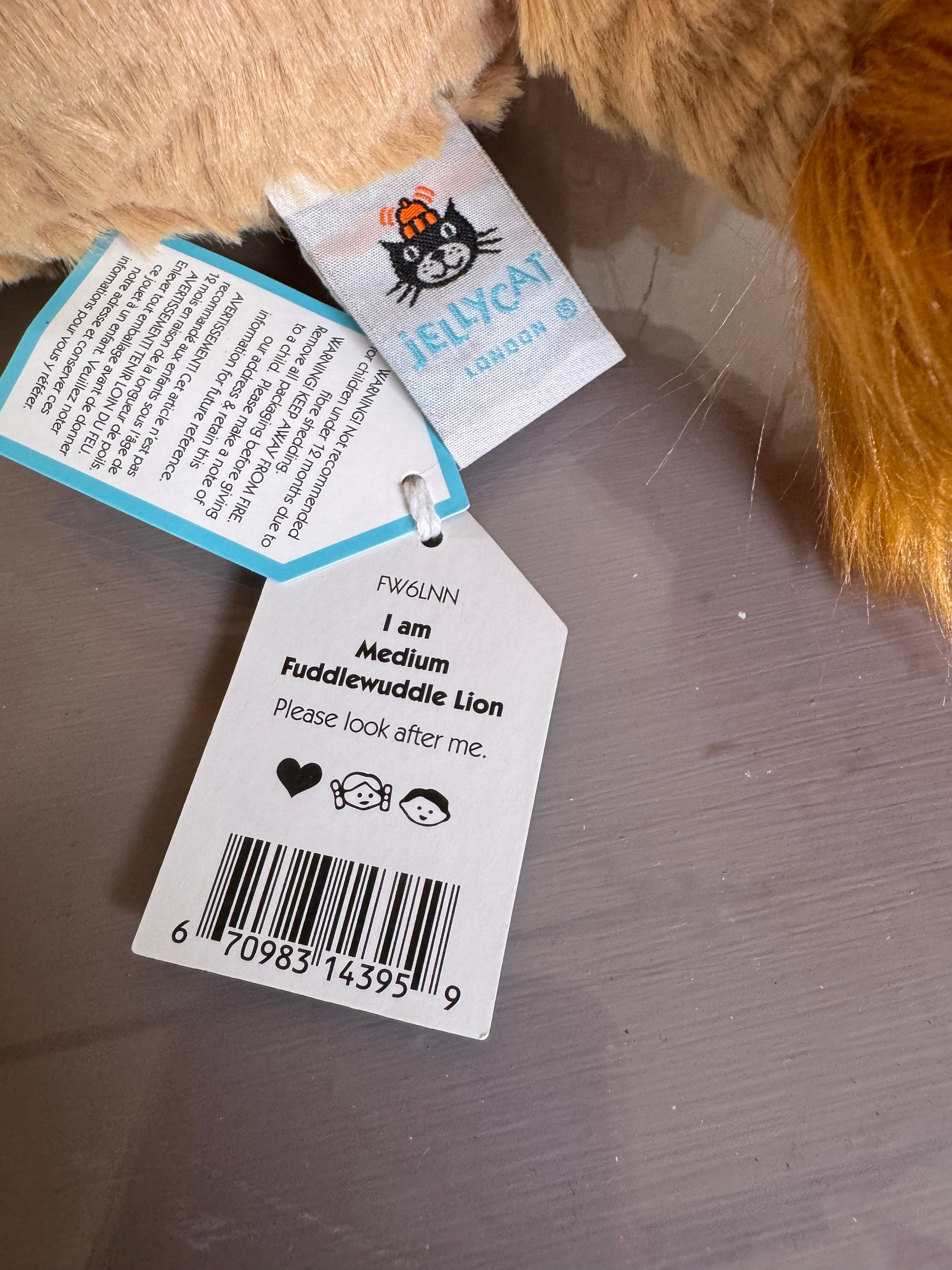 Medium Fuddlewuddle lion