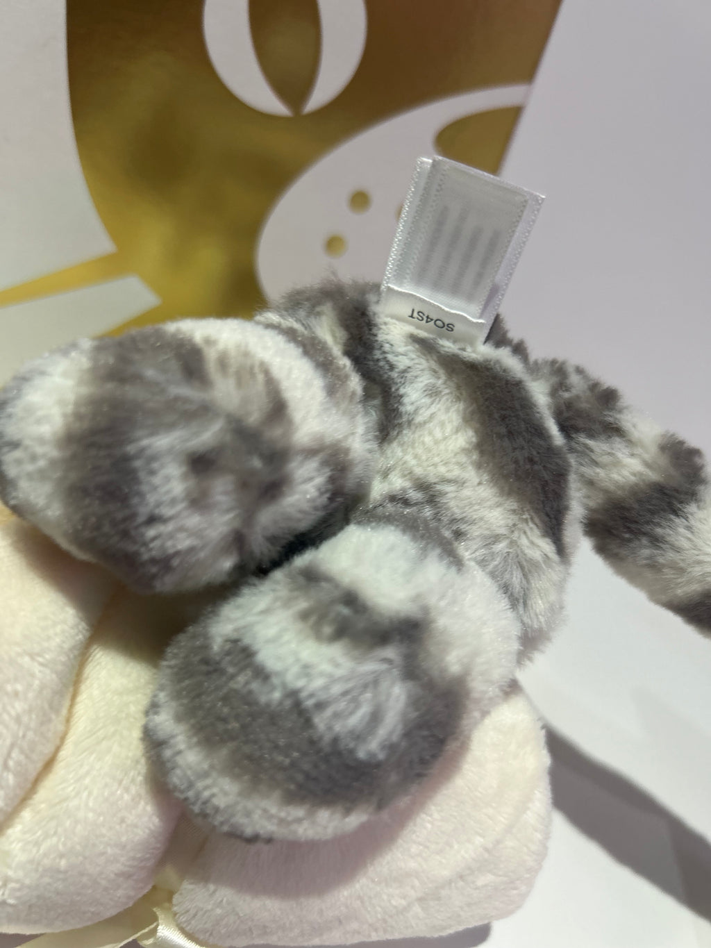 Jellycat Sasha Snow tiger Soother