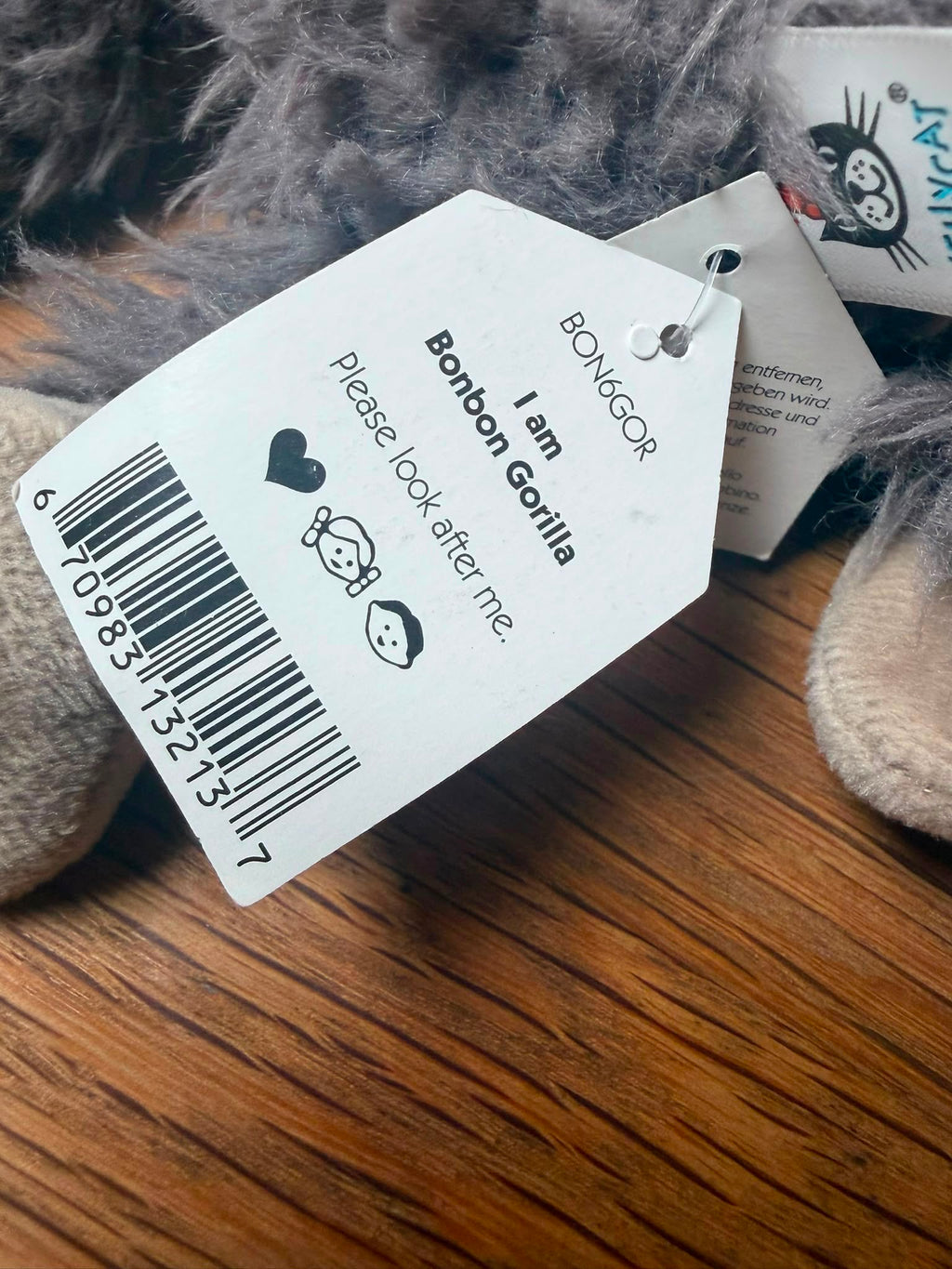 Jellycat Bonbon Gorilla
