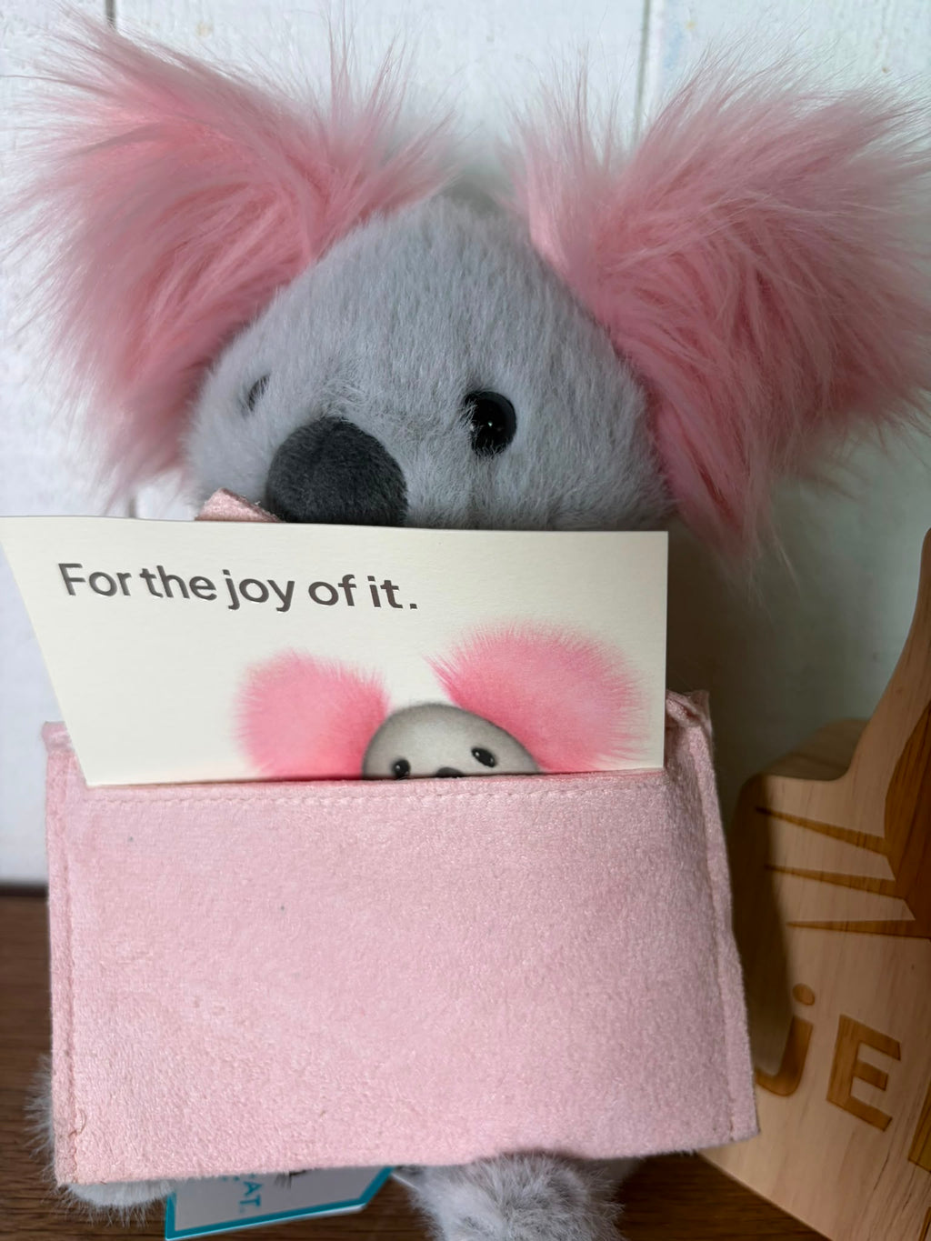 Jellycat Koala with message