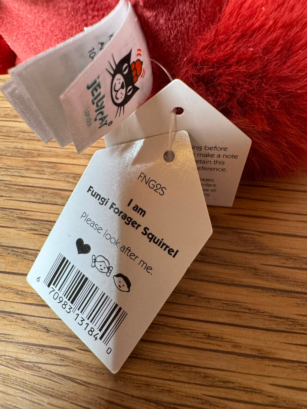 Jellycat Fungi Forager Squirrel