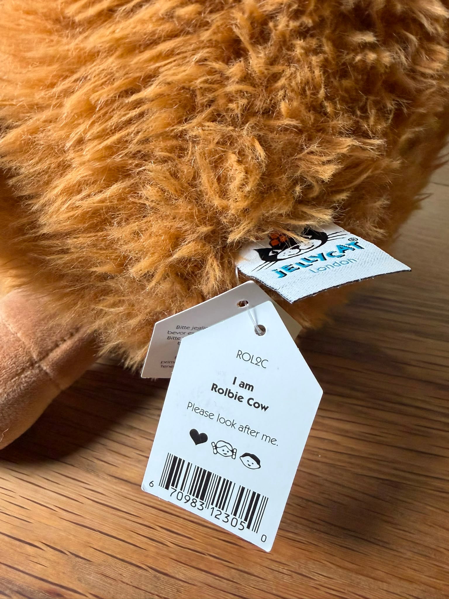Jellycat Rolbie Cow