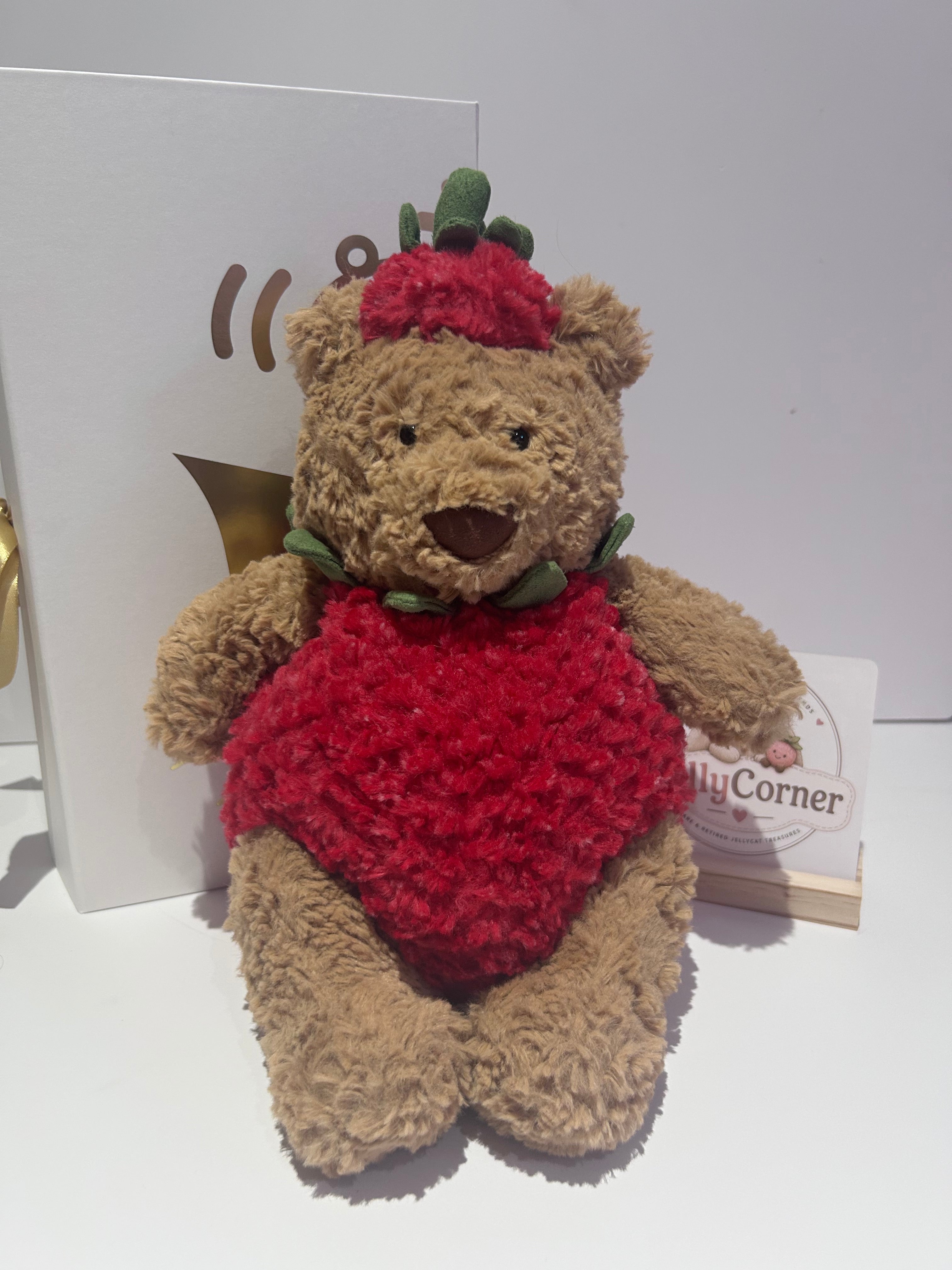 Jellycat Strawberry Bartholomew - Untagged