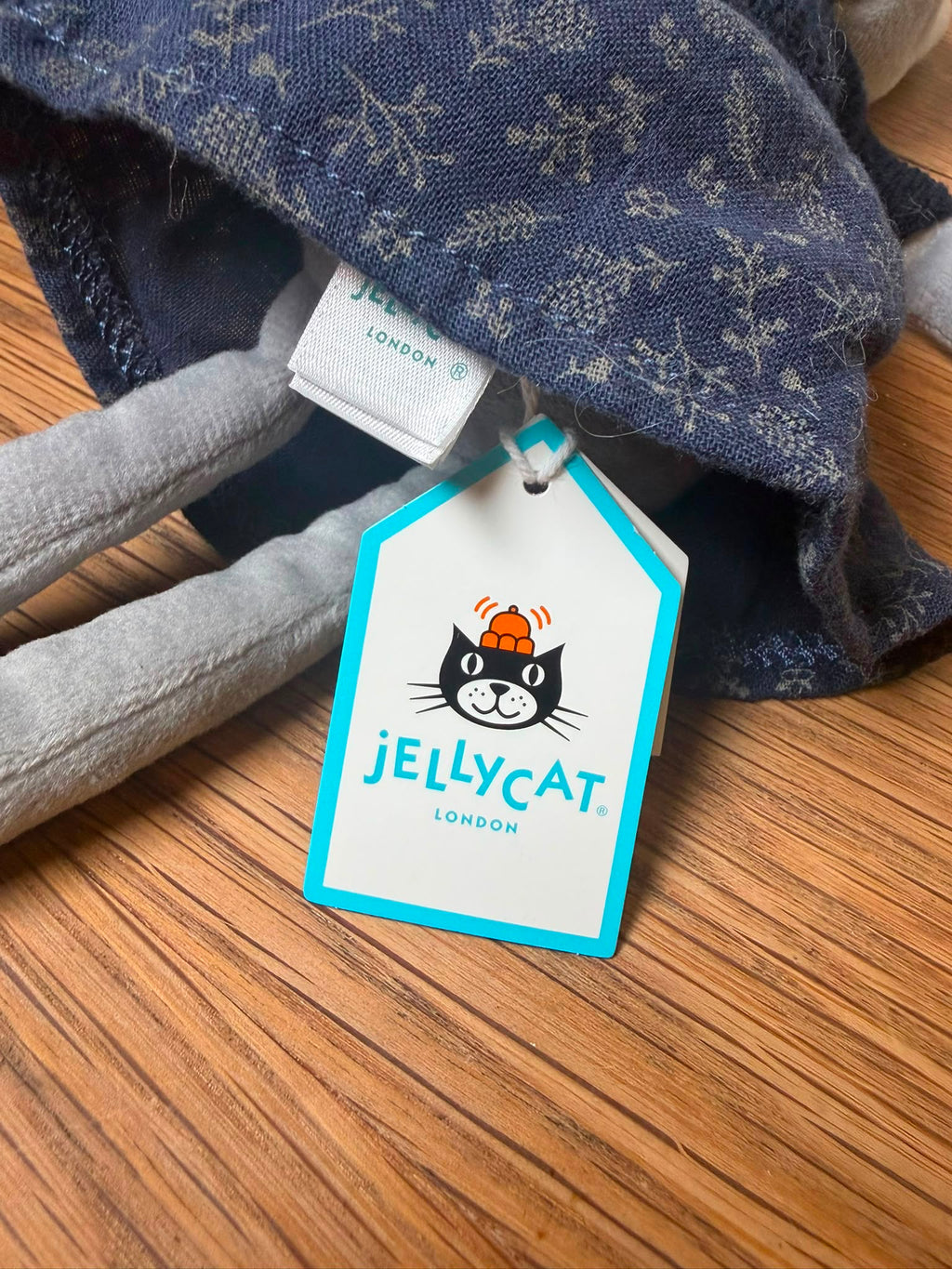 Jellycat Coquette Cutie Cat - Navy