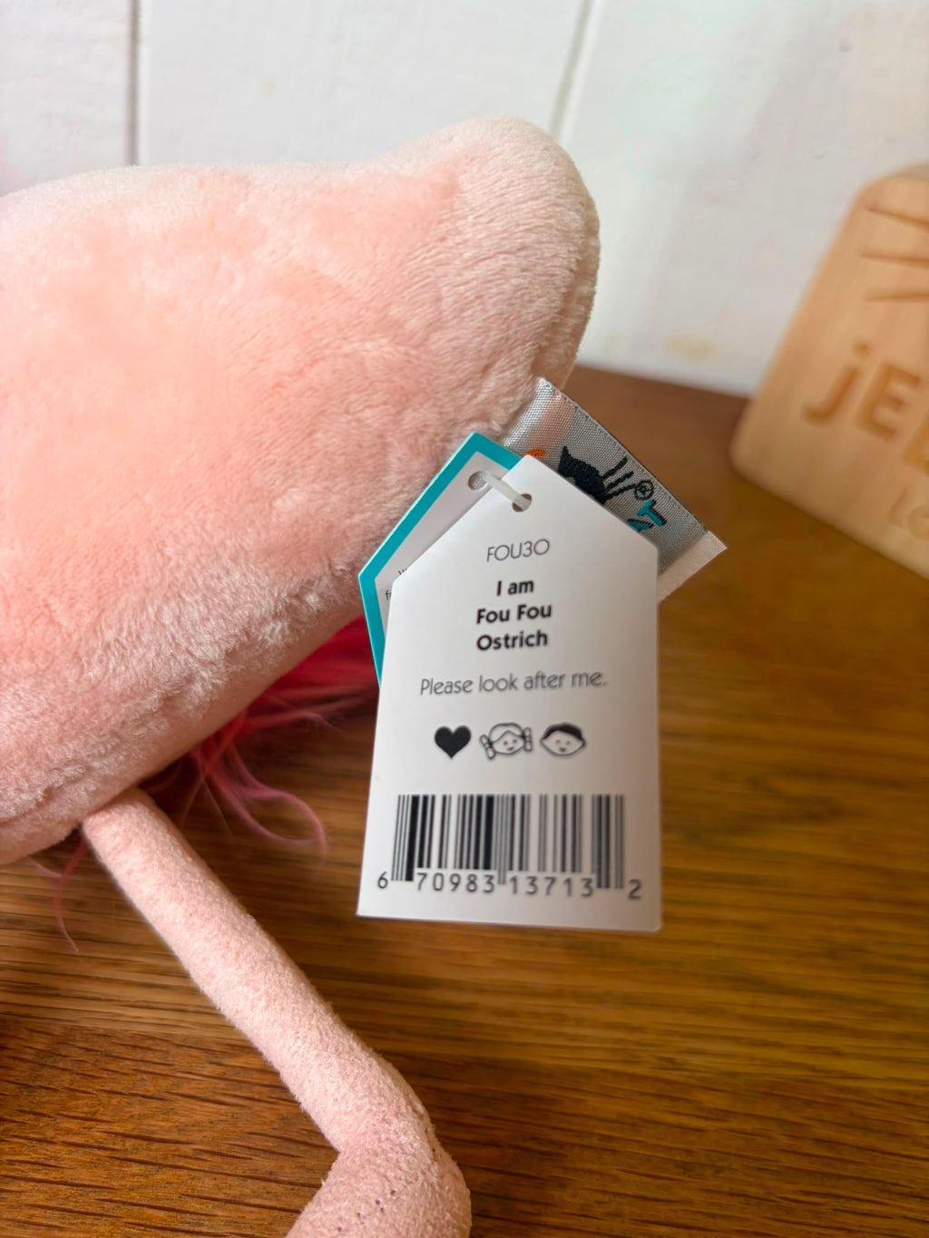 Jellycat Fou Fou Ostrich