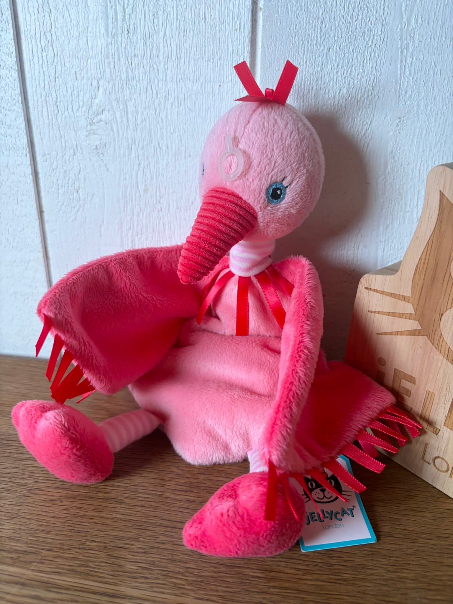 Jellycat Flapper Flamingo Soother
