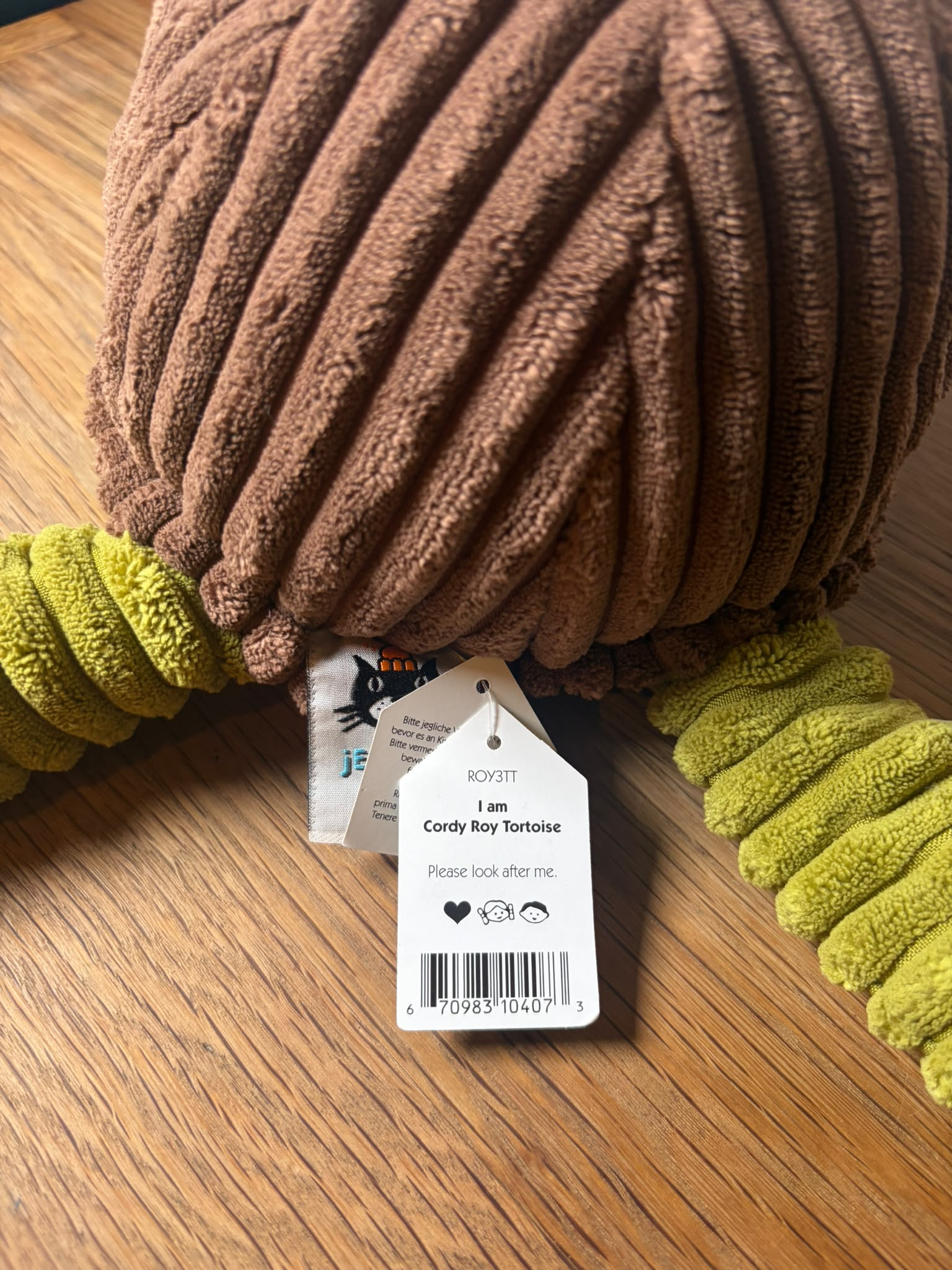 Jellycat Cordy Roy Tortoise