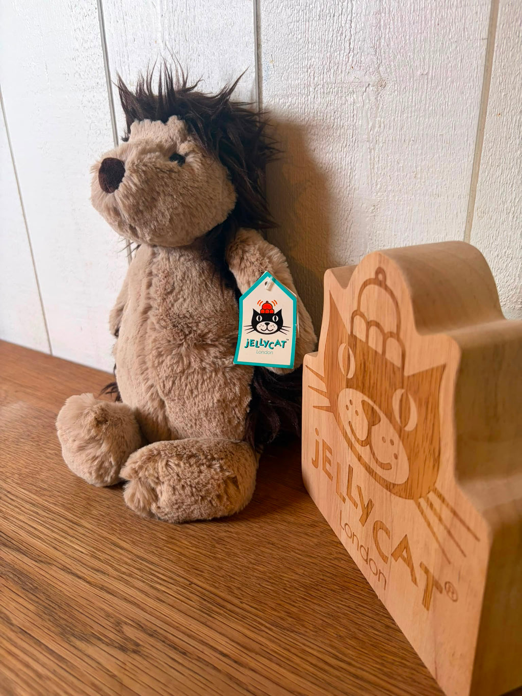 Jellycat Bashful Hedgehog - Dark Brown