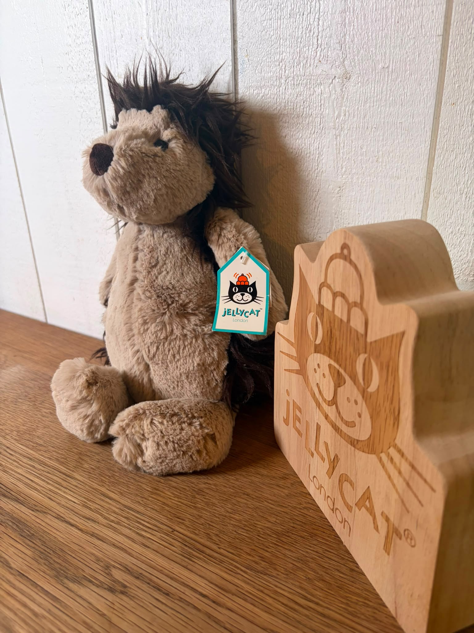 Jellycat Bashful Hedgehog - Dark Brown