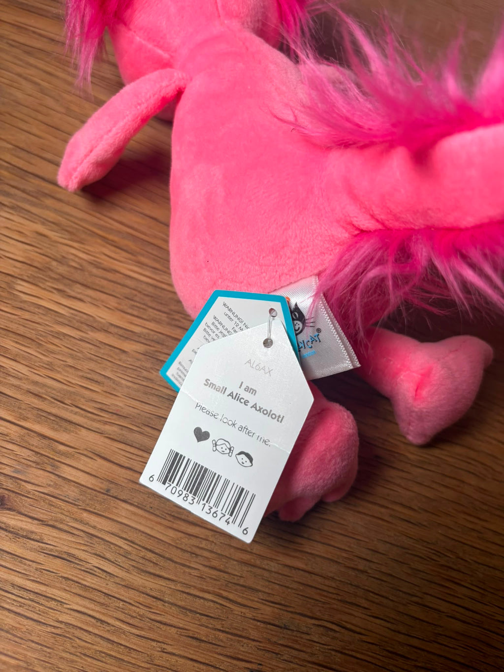 Jellycat Alice Axolotl- Small