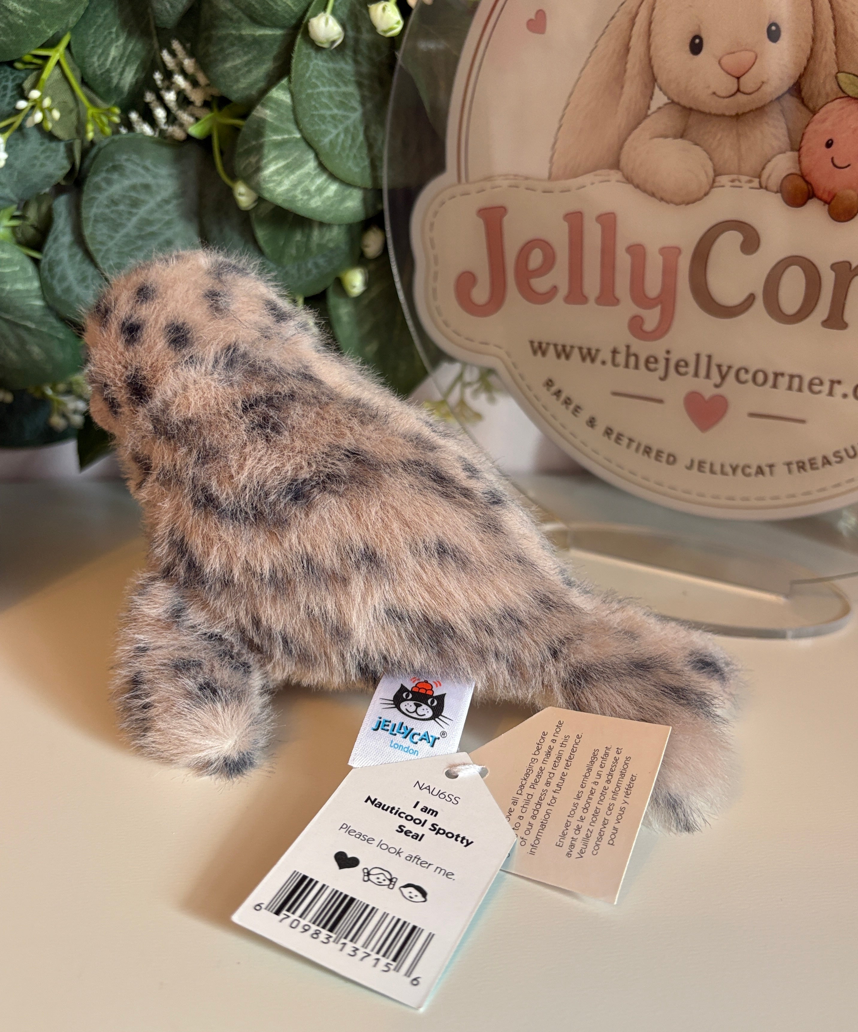 Jellycat Nauticool Spotty Seal￼