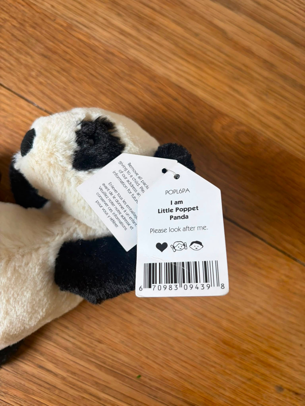 Jellycat Poppet Panda