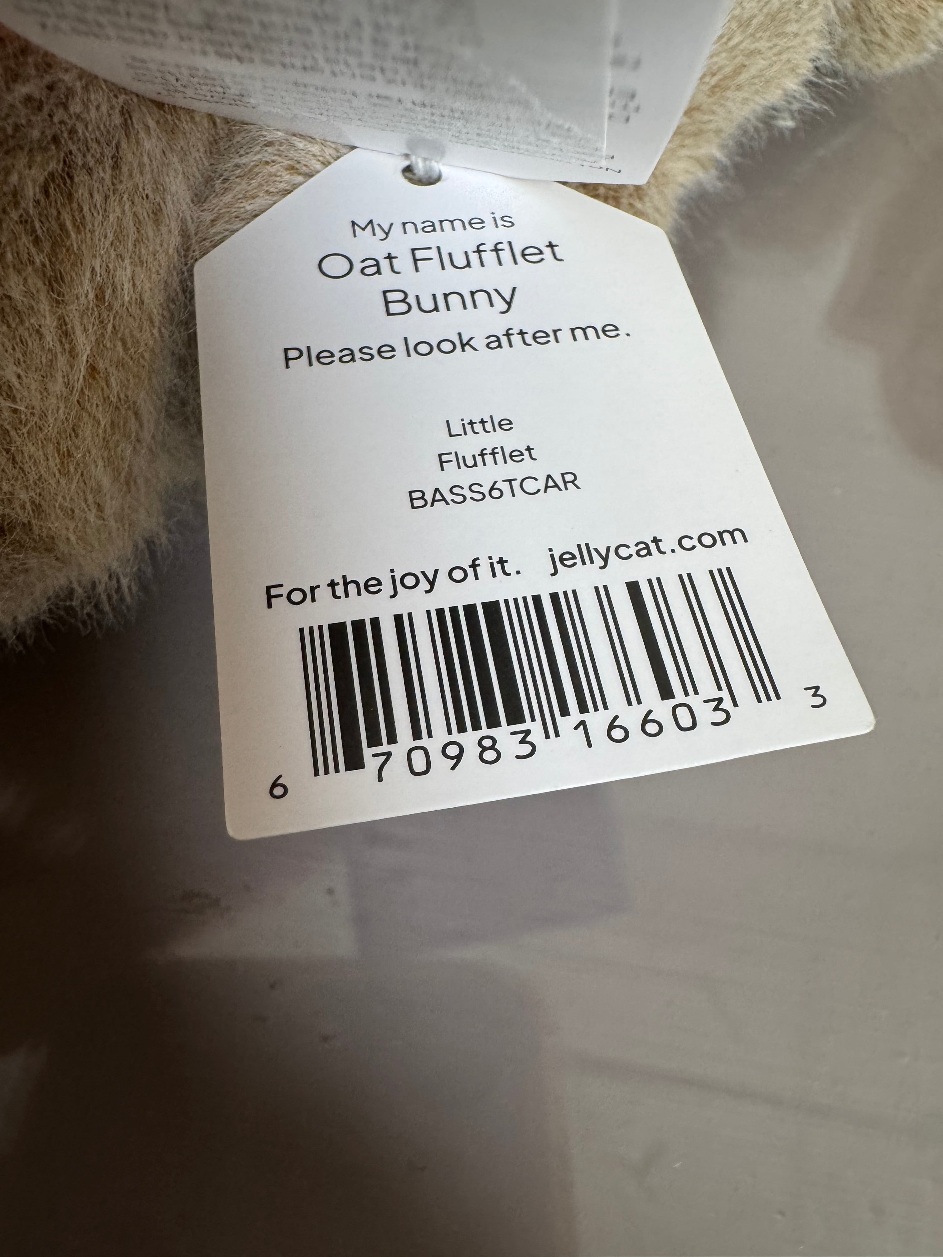 Jellycat Oat Flufflet Bunny