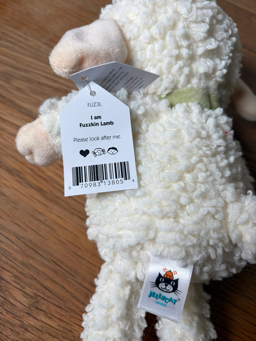 Jellycat Fuzzkin Lamb