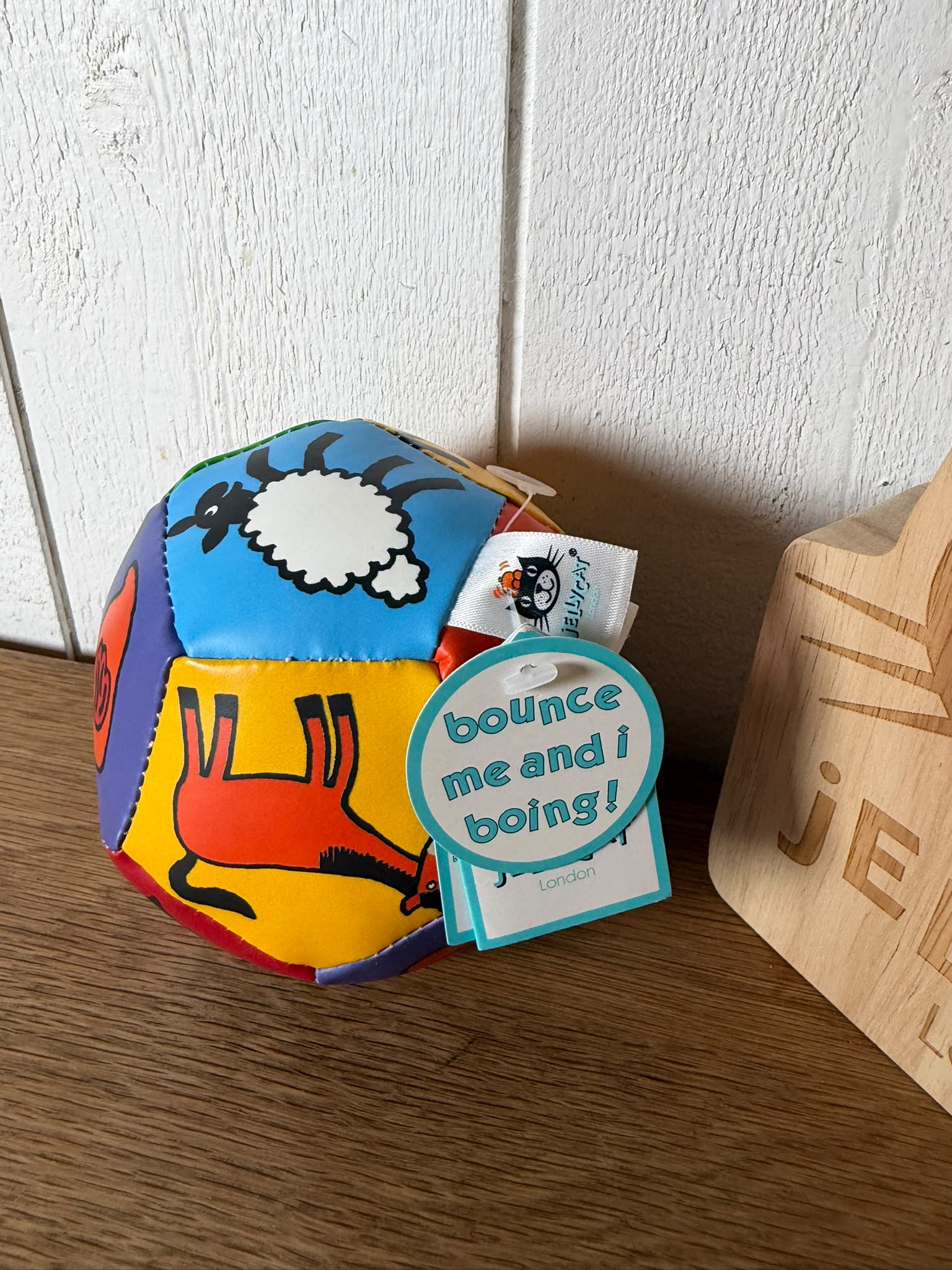 Jellycat Farm Tails Boing Ball