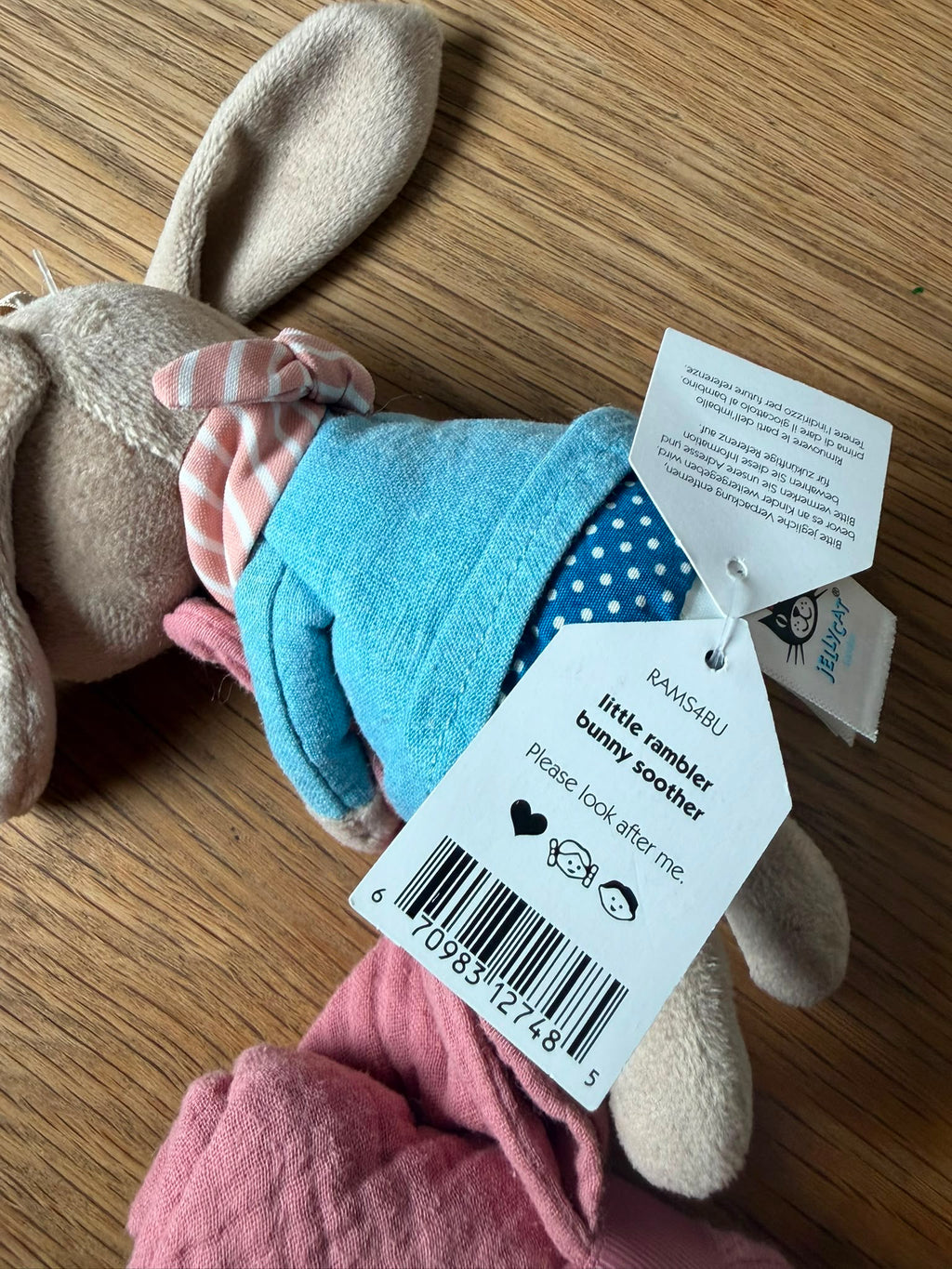 Jellycat Riverside Rambler Bunny Soother