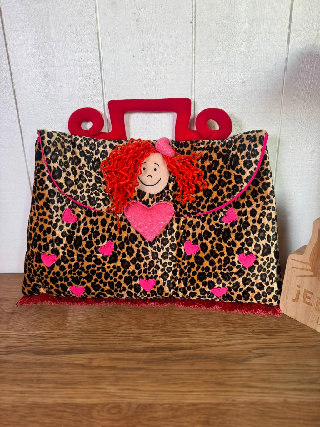 Jellycat Chic Chick Danni Leopard-Print Bookbag