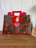Jellycat Chic Chick Danni Leopard-Print Bookbag