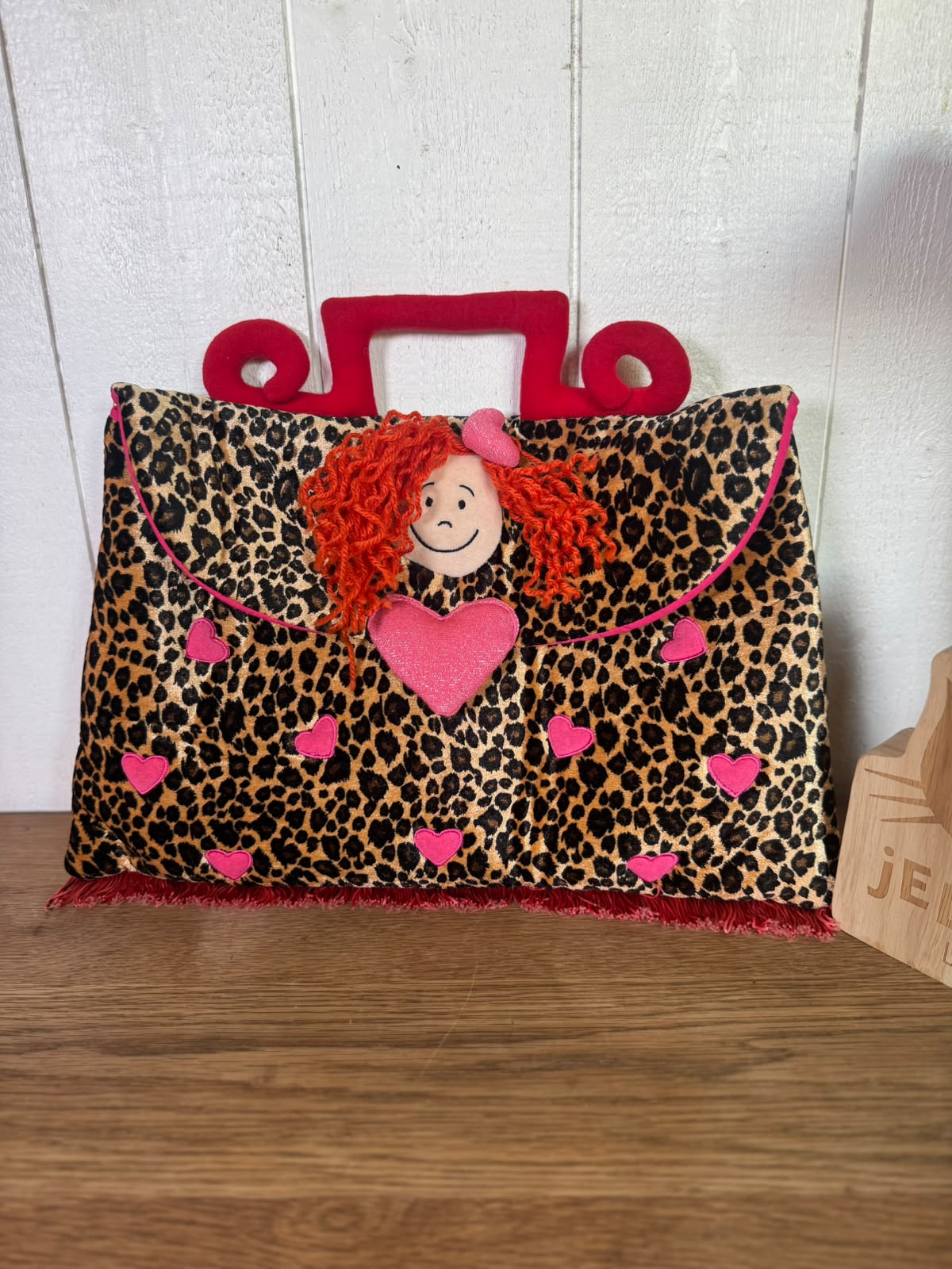 Jellycat Chic Chick Danni Leopard-Print Bookbag