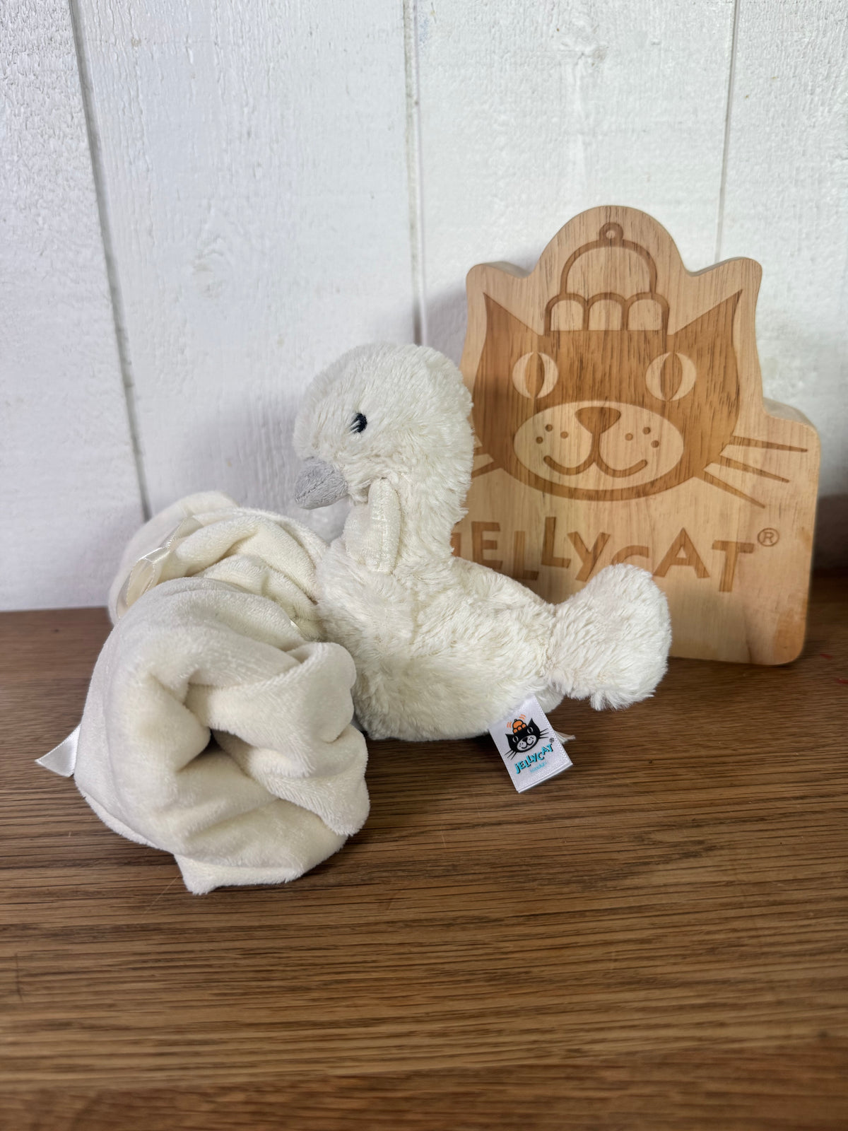 Jellycat Syllabub Swan Soother