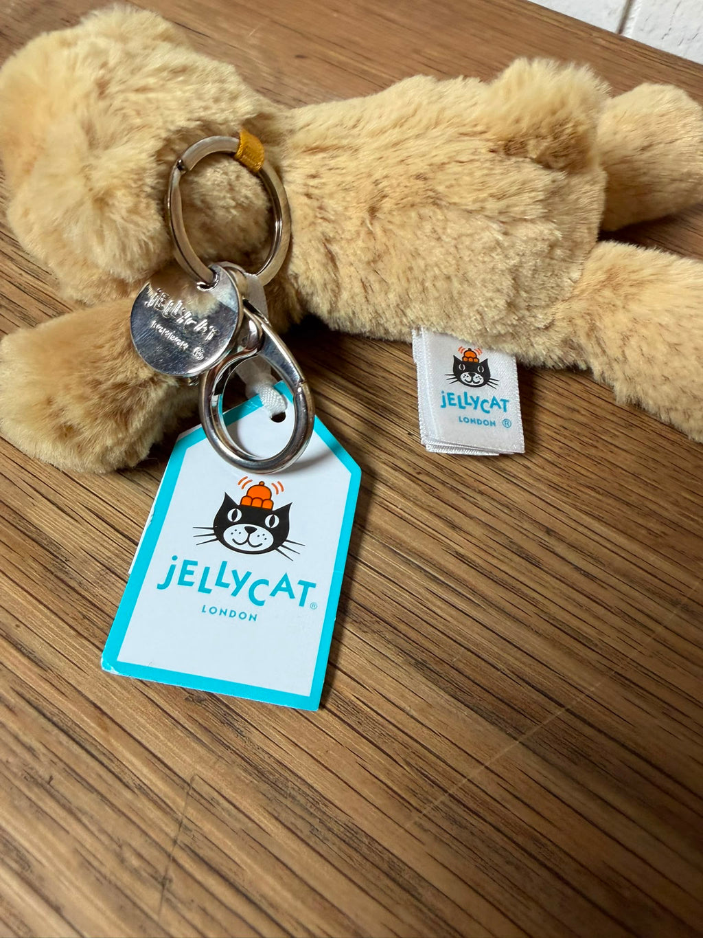 Jellycat Smudge Bear Bag Charm