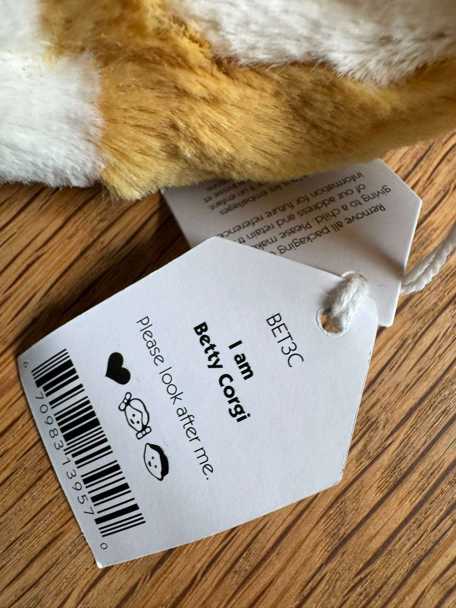 Jellycat Betty Corgi
