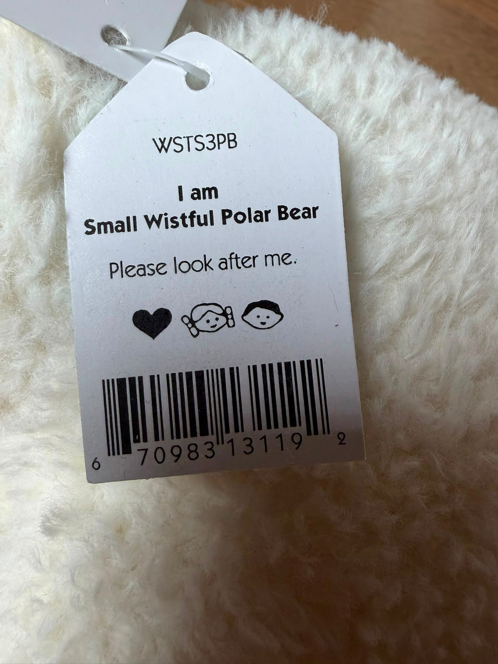 Jellycat Wistful Polar Bear - Small