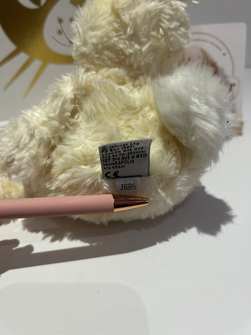 Jellycat Pudding Bunny - Vintage