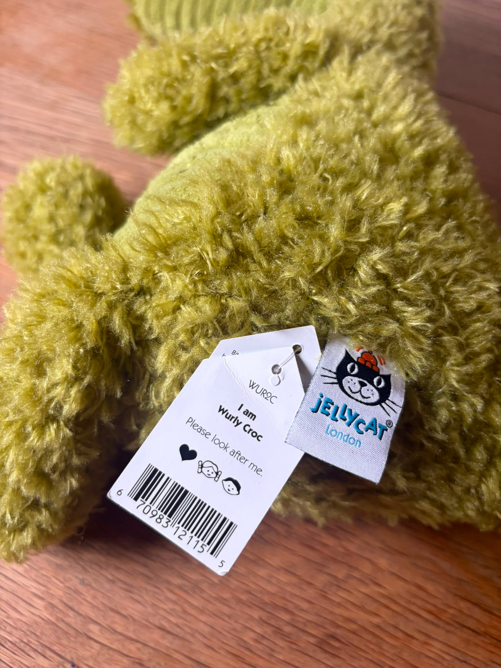Jellycat Wurly Croc