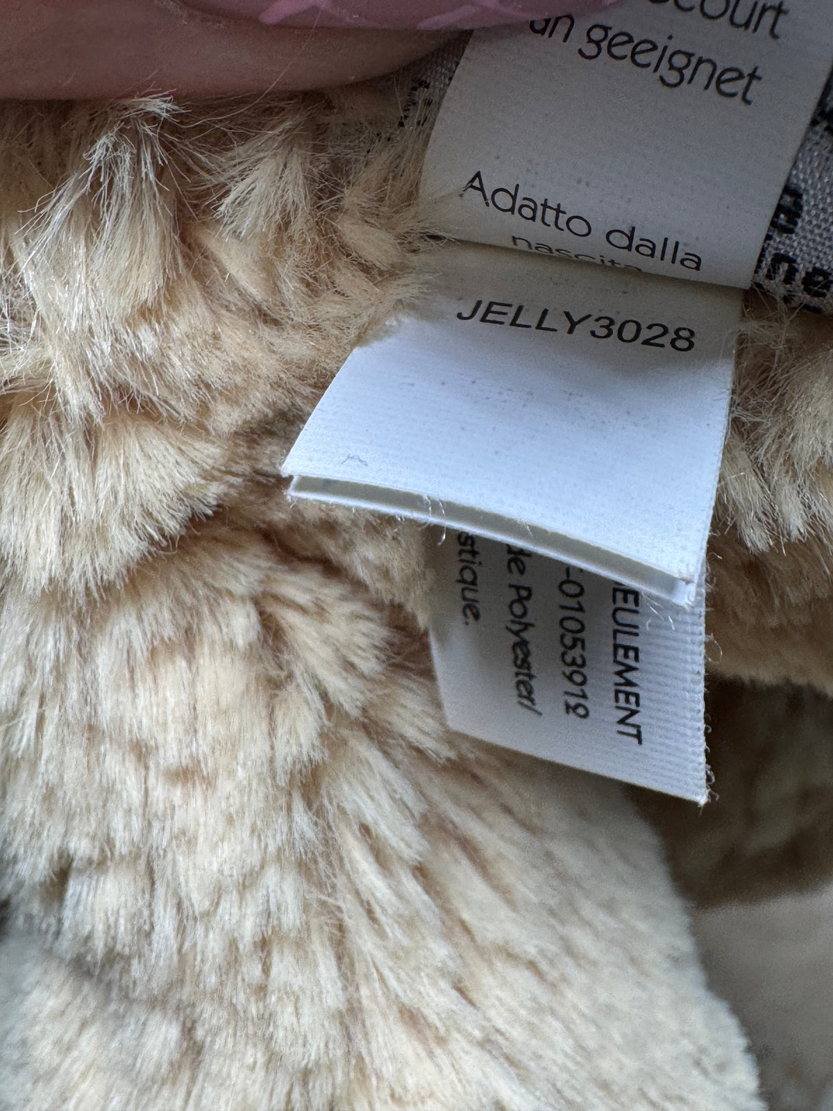 Jellycat Medium Bashful Honey Bunny