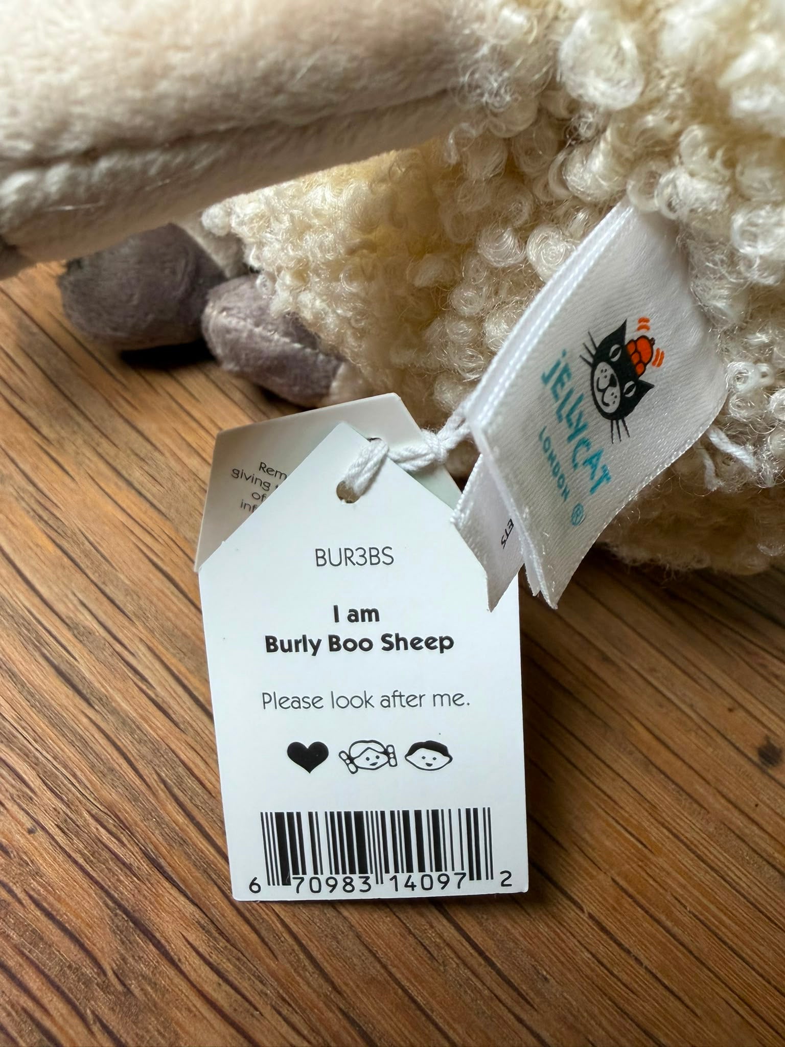 Jellycat Burly Boo Sheep